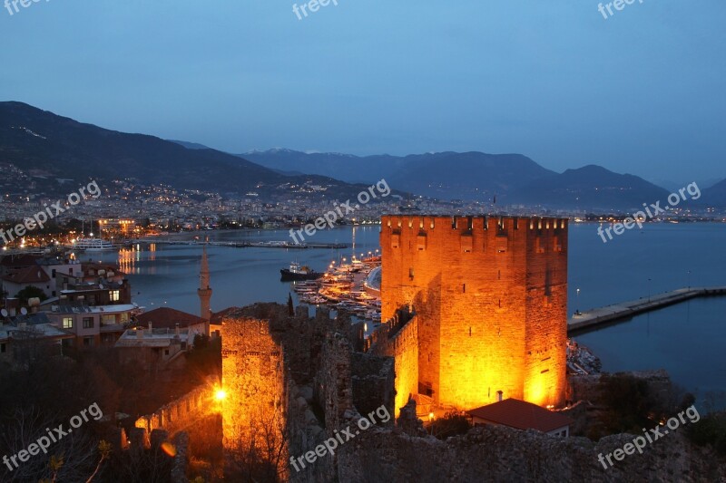 Alanya Kızılkule Antalya Antalya Mediterranean Turkey