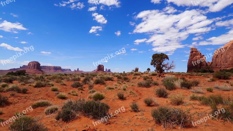 Monument Valley Desert Arizona Free Photos