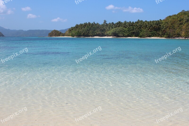 Beach Sea Paradise Clear Islands