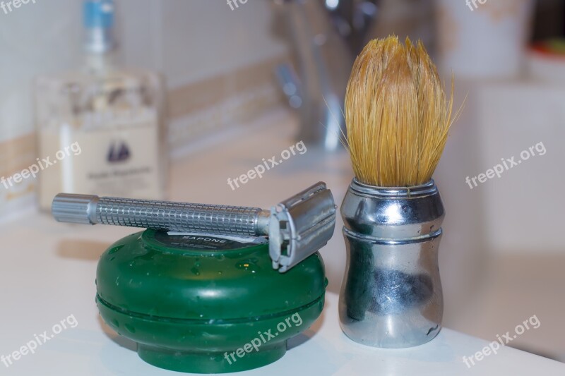 Blade Shaving Foam Brush Shave Bathroom