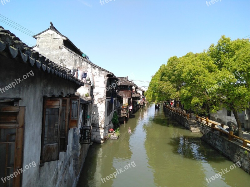 The Scenery River The Ancient Town Free Photos