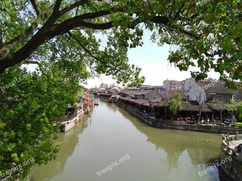 The Scenery River The Ancient Town Free Photos