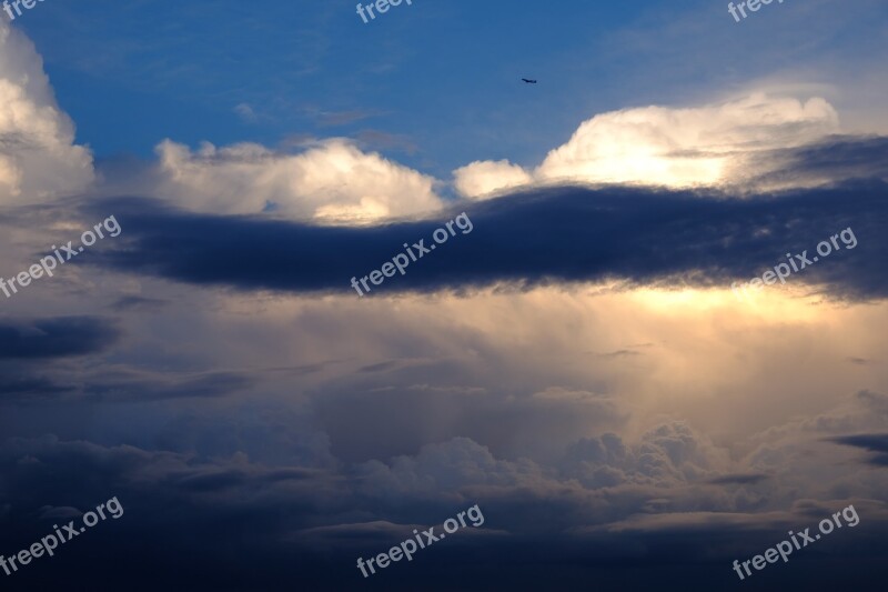 Clouds Thunderstorm Storm Sky Weather