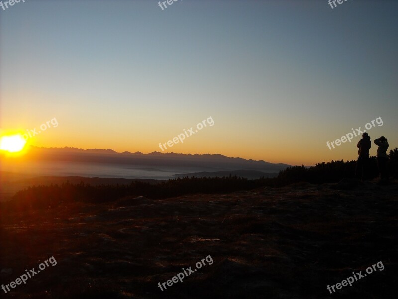 East Mountains Pilsko Morning The Fog