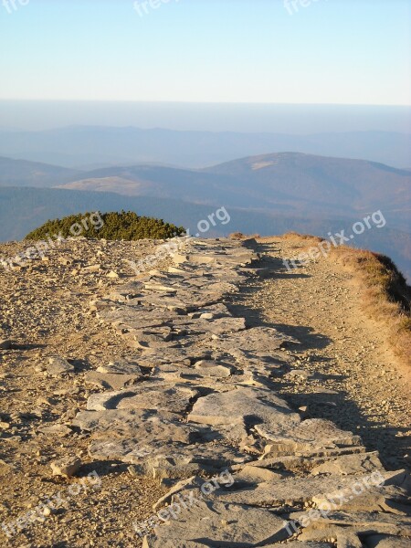 Way Trail Babia Top The National Park Mountains