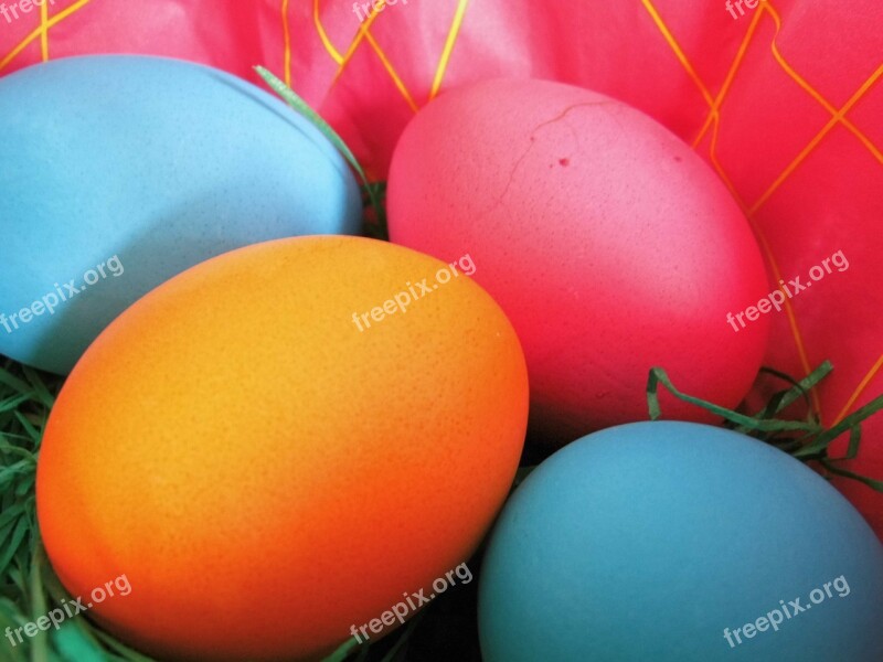 Egg Easter Eat Colorful Eggs Colorful