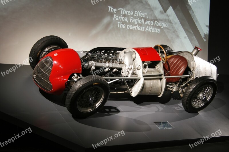 Alfa Romeo Milan Car Racing Veteran