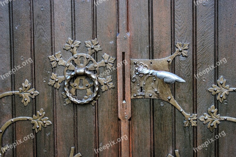 Old Castle Door Knob Used Ornament