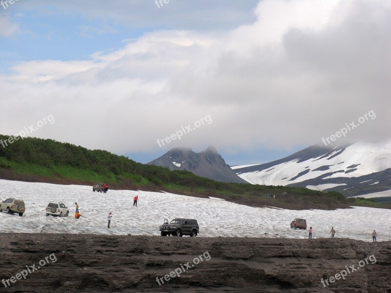 The Roads Suvs Mountain Plateau Summer Sneznik