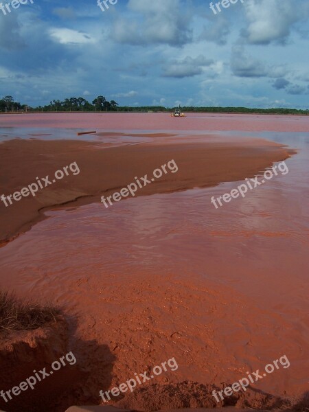 Clay River Mud Amazon Mining