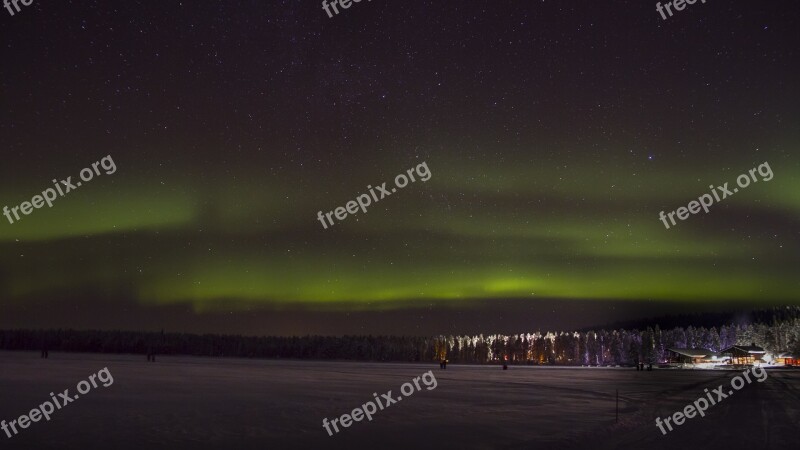 Northern Lights Finland Lapland Free Photos