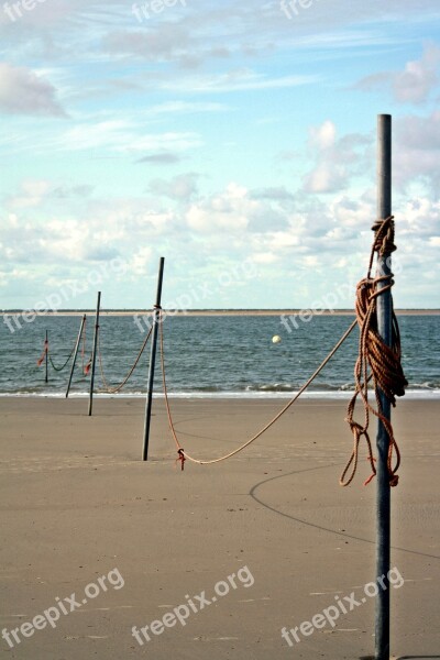 East Frisia Borkum Island Beach Waypoint