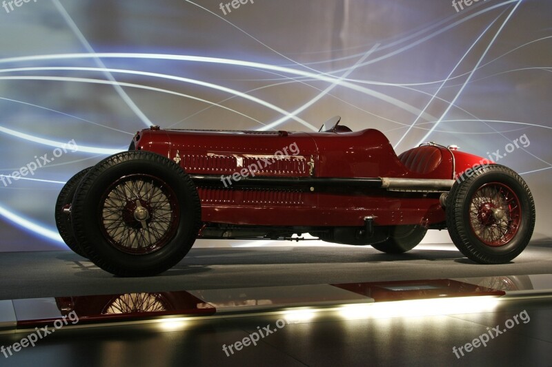 Alfa Romeo Milan Car Racing Veteran