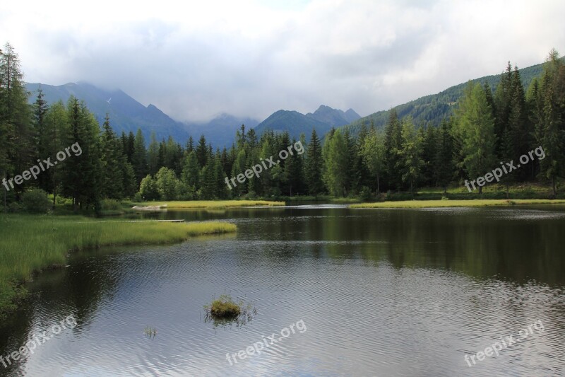 Bergsee Landscape Nature Mountains Lake