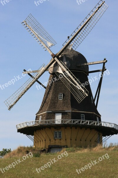 Windmill Traditional Mill Landscape Europe