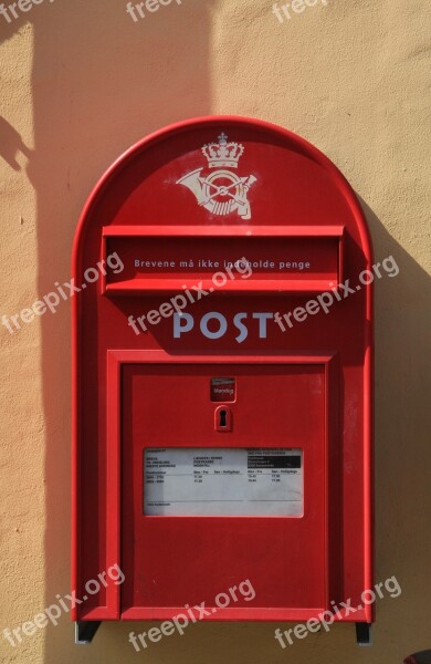 Postbox Red Mail Mailbox Post