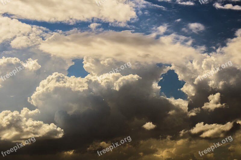 Clouds Stormy Clouds Sky Nature Dramatic