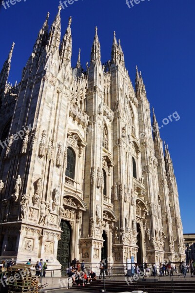 Milan Cathedral Ch Church Italian