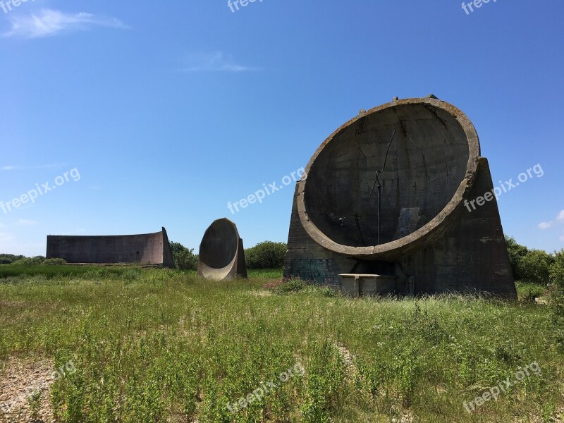 Sound Walls World War 2 Military Abandoned Walls