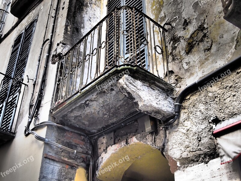 Como Italy Balcony Facade Free Photos