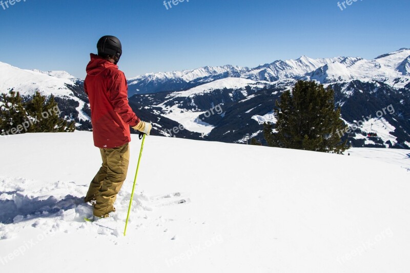 Skier Snow View Free Photos