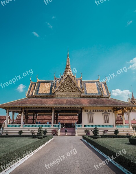 Cambodia Phnom Penh Palace Road Phnom Penh Royal Palace