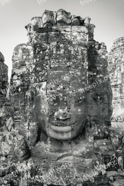 Cambodia Siem Reap Angkor Angkor Wat The Bayon Temple