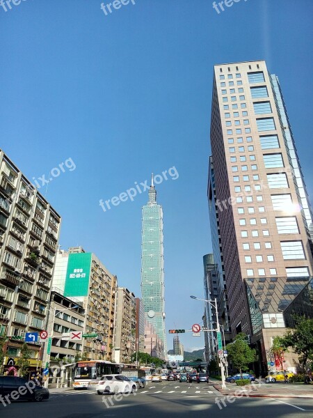 Taiwan Taipei Xinyi Commercial Center Free Photos