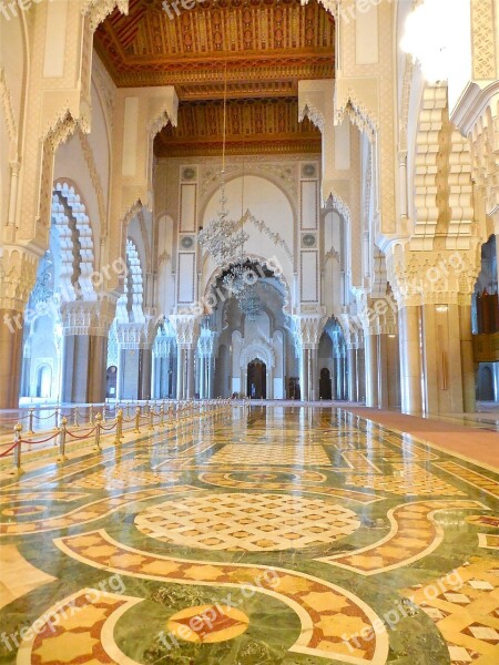 Casablanca Hassan Ii Mosque Morocco Hassan