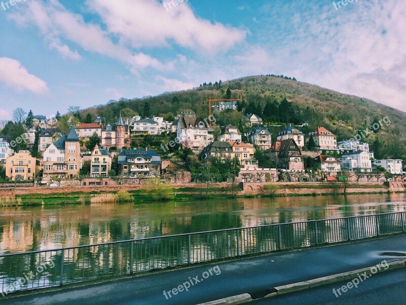 Germany River Banks Construction Free Photos