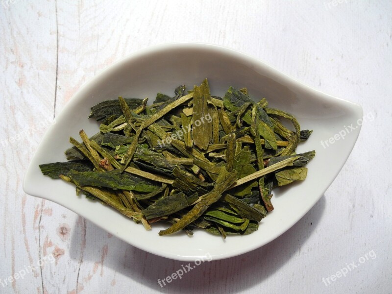 Tea Leaves Tea Green Tea Teacup Dried Leaves