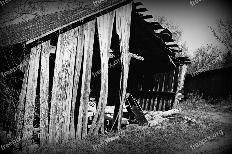 Stable Old Building Rural Farm