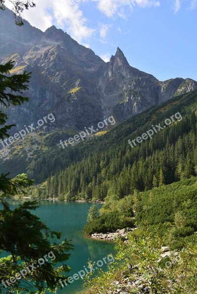 Buried Mountains Landscape Polish Tatras Mountain