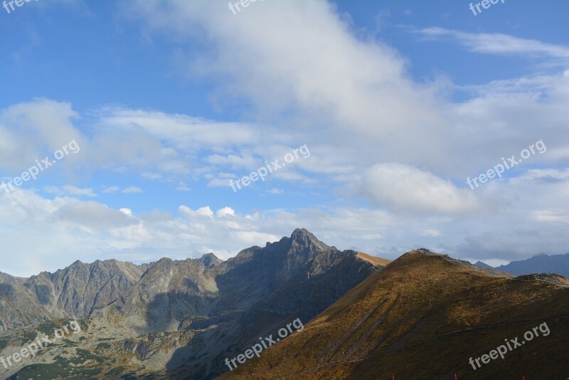 Buried Mountains Landscape Polish Tatras Mountain