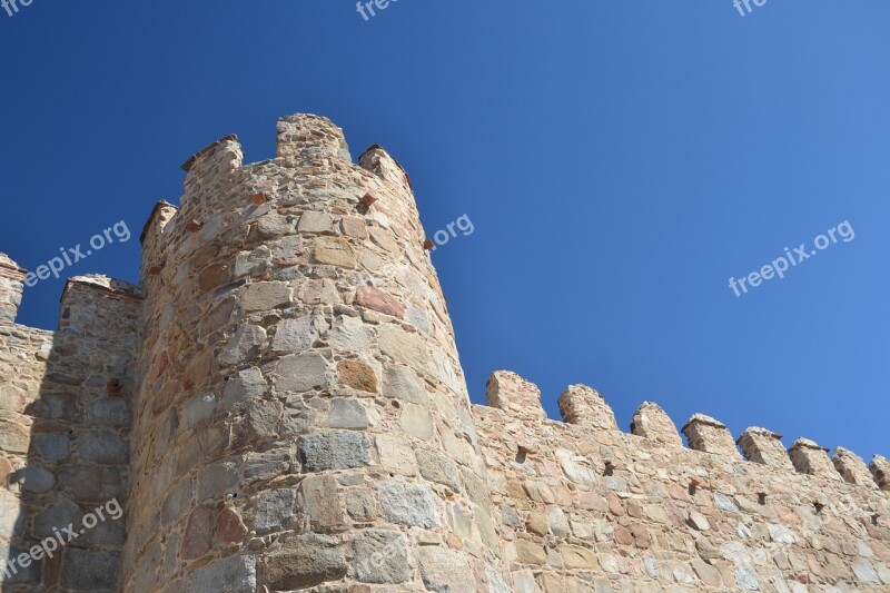 Avila Wall Medieval History Architecture