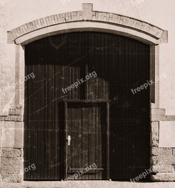 Door Goal Old House Old Old Fashioned