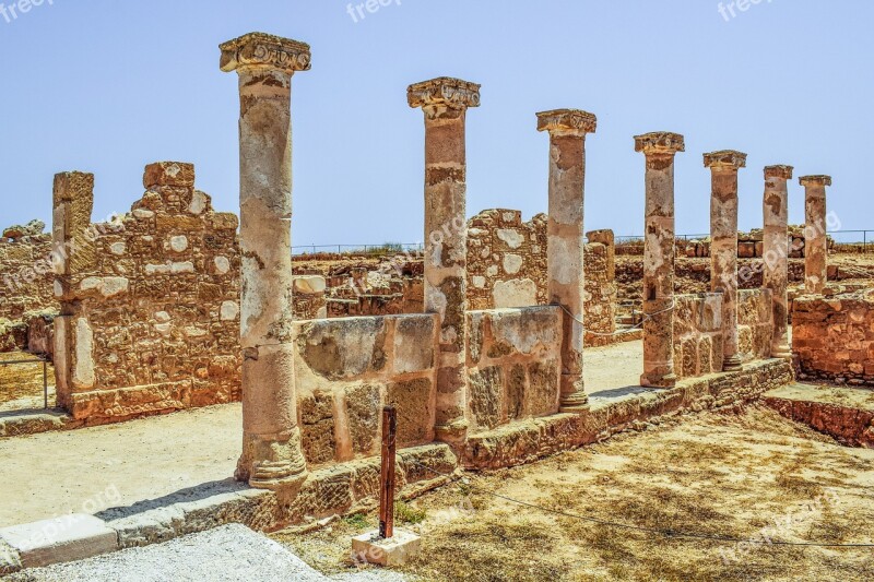 Pillars Columns Remains Architecture Ancient