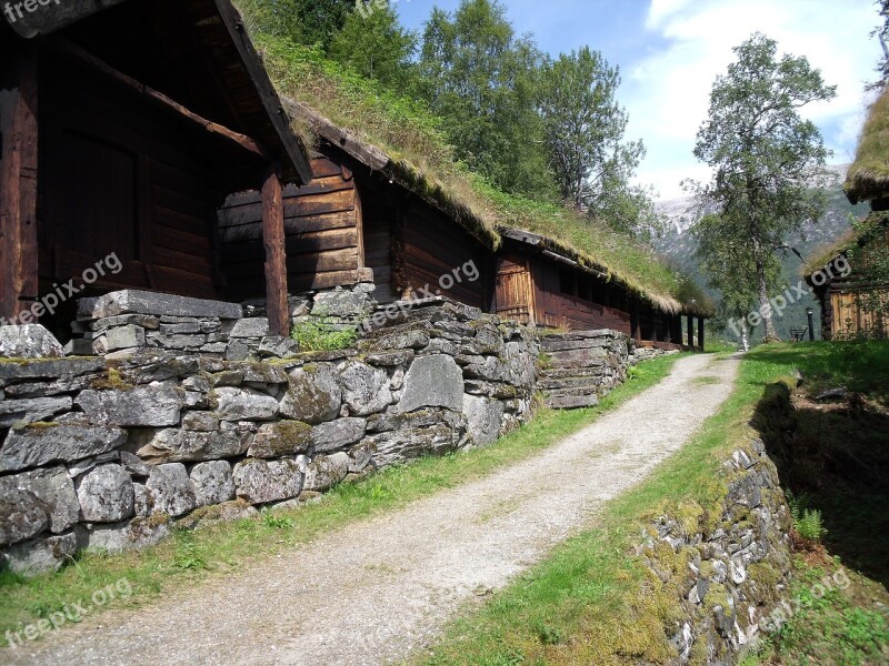 Norway Village Wood Trail Landscape