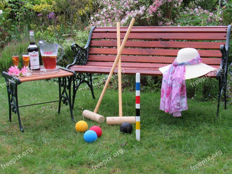 Croquet And Pimms Free Photos