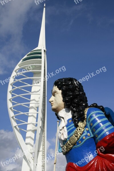 Spinnaker Tower Gunwharf Quay Port Portsmouth Hampshire