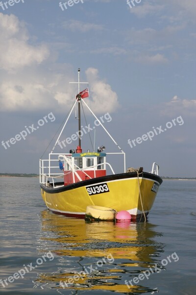 Sea Water Buoy Fishing Boat Fishing