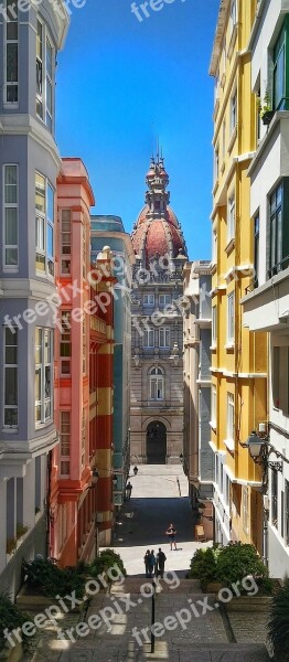 Coruña Spain Ar Architecture Stonework