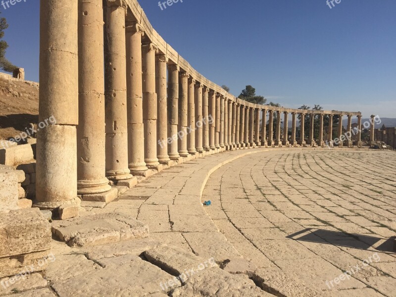 Bawatna Jerash Jordan Free Photos