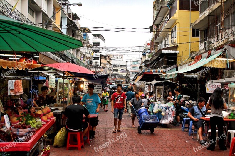 Market People Working Work Workers