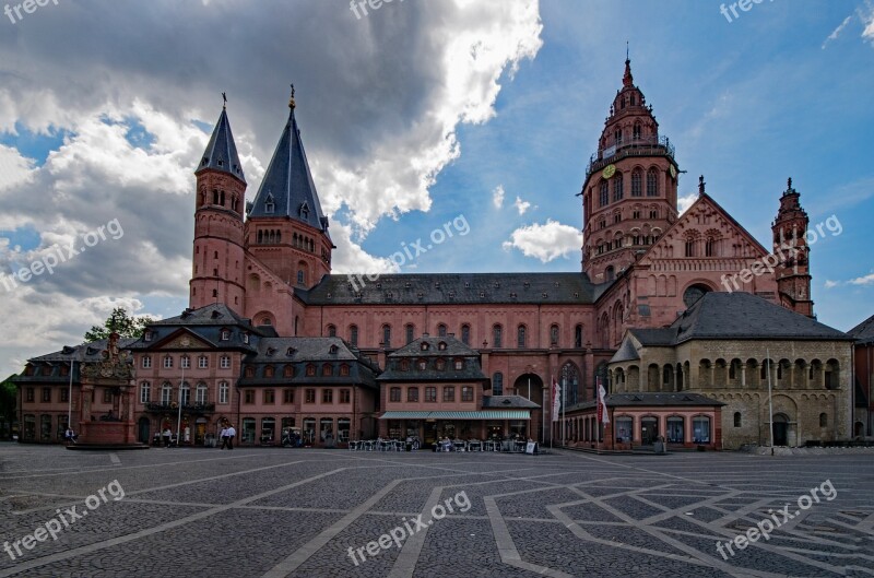 Mainz Cathedral Mainz Sachsen Germany Europe