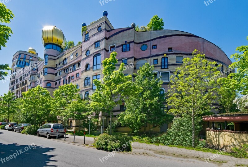 Forest Spiral Hundertwasser House Friedensreich Hundertwasser Art Architecture