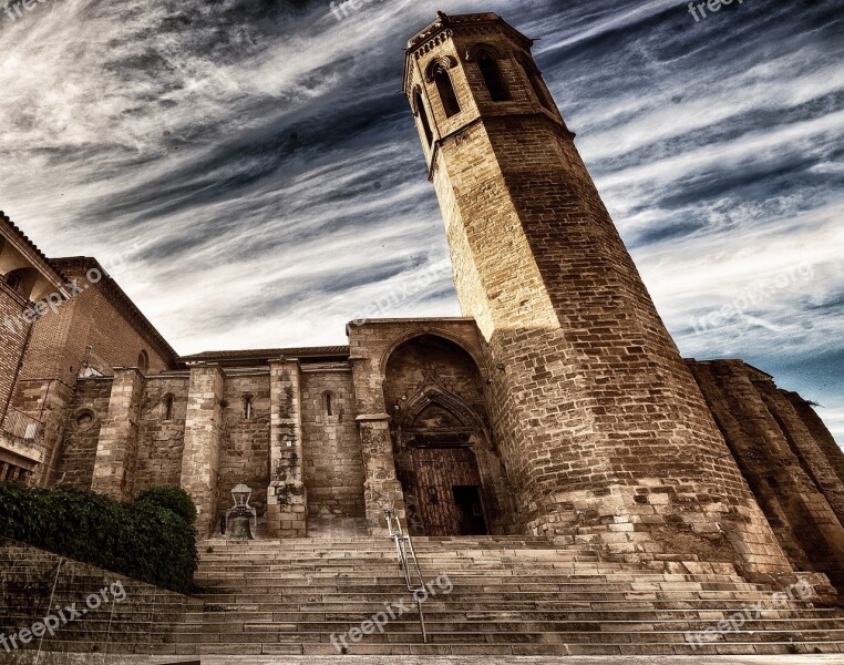 Church Sant Llorenç Lleida Catalunya Spain