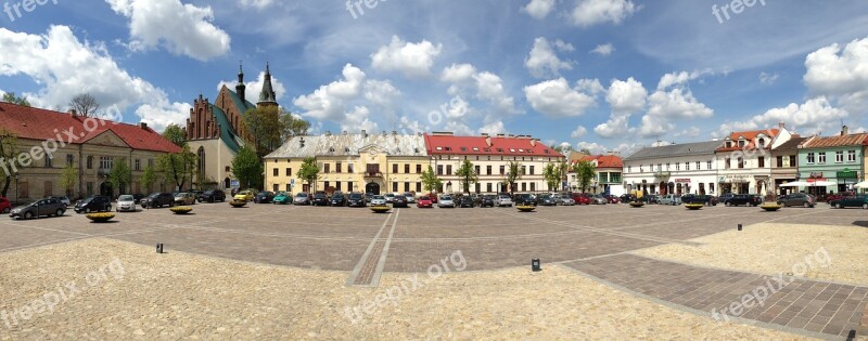 City Olkusz The Old Town Architecture Panorama