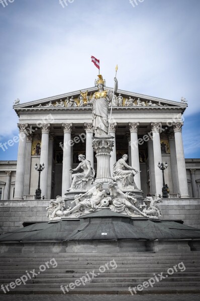 Vienna Parliament Austria Architecture Building