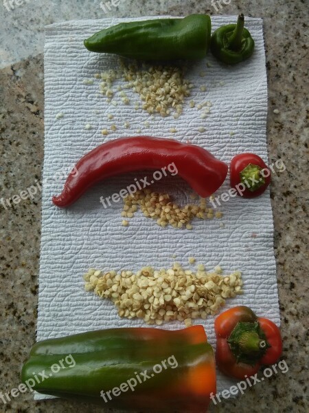 Peppers Hot Seeds Organic Non Gmo